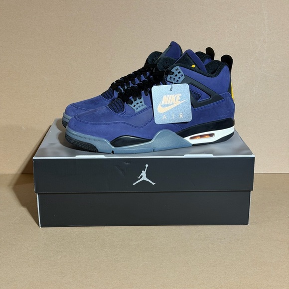 Jordan Other - Nike Air Jordan 4 Retro Imperial Purple Lakers AJ4 Men's Size 12.5